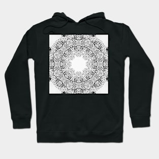 W hite leopard mandala Hoodie